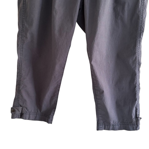 L.L. Bean Stretch Ripstop Pull-On Capri Pants Outdoors Hiking Medium Petite - Picture 4 of 16